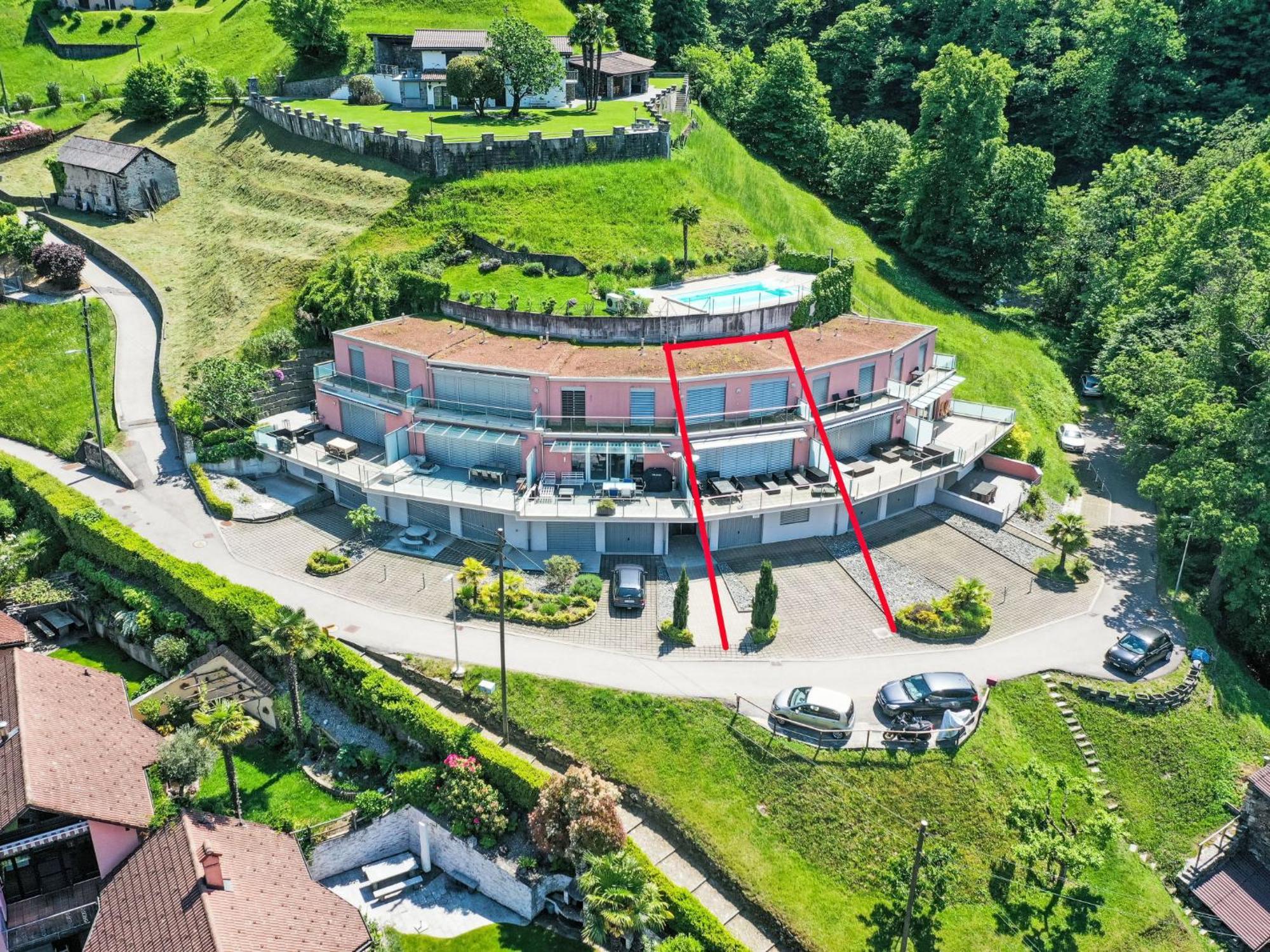 Apartment Vista Lago Maggiore 1-Floor Left By Interhome Gambarogno Exteriör bild