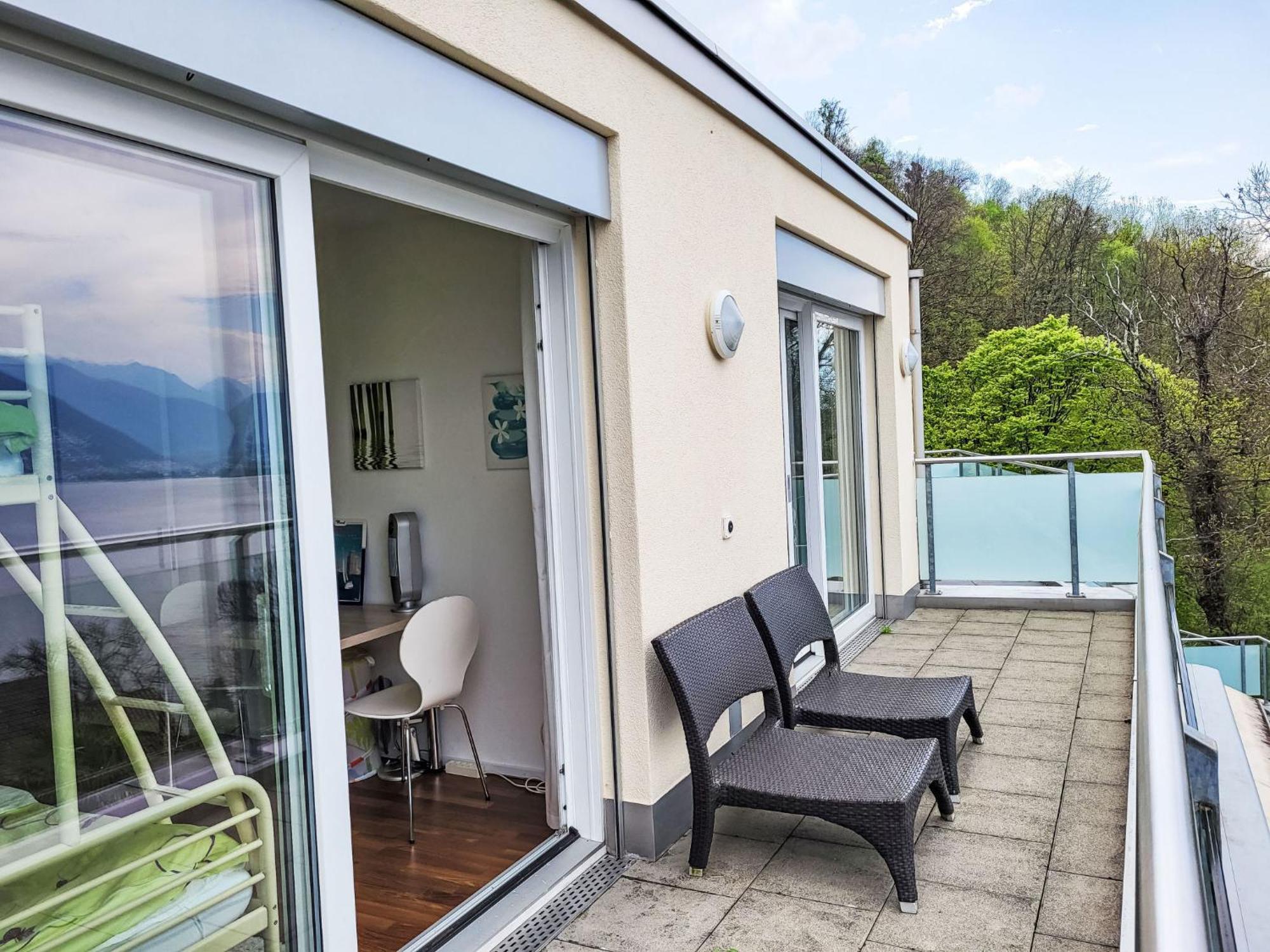 Apartment Vista Lago Maggiore 1-Floor Left By Interhome Gambarogno Exteriör bild