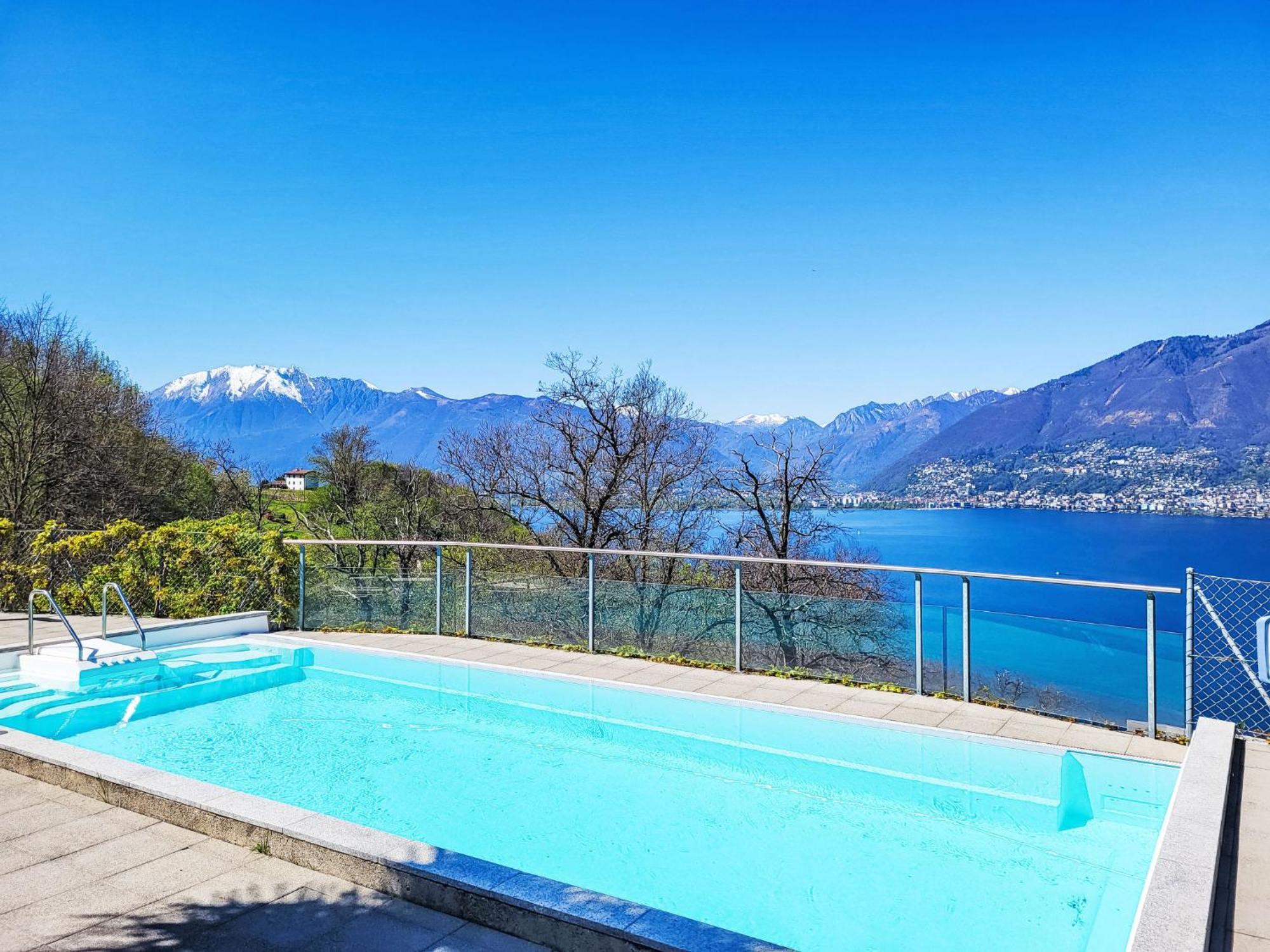 Apartment Vista Lago Maggiore 1-Floor Left By Interhome Gambarogno Exteriör bild