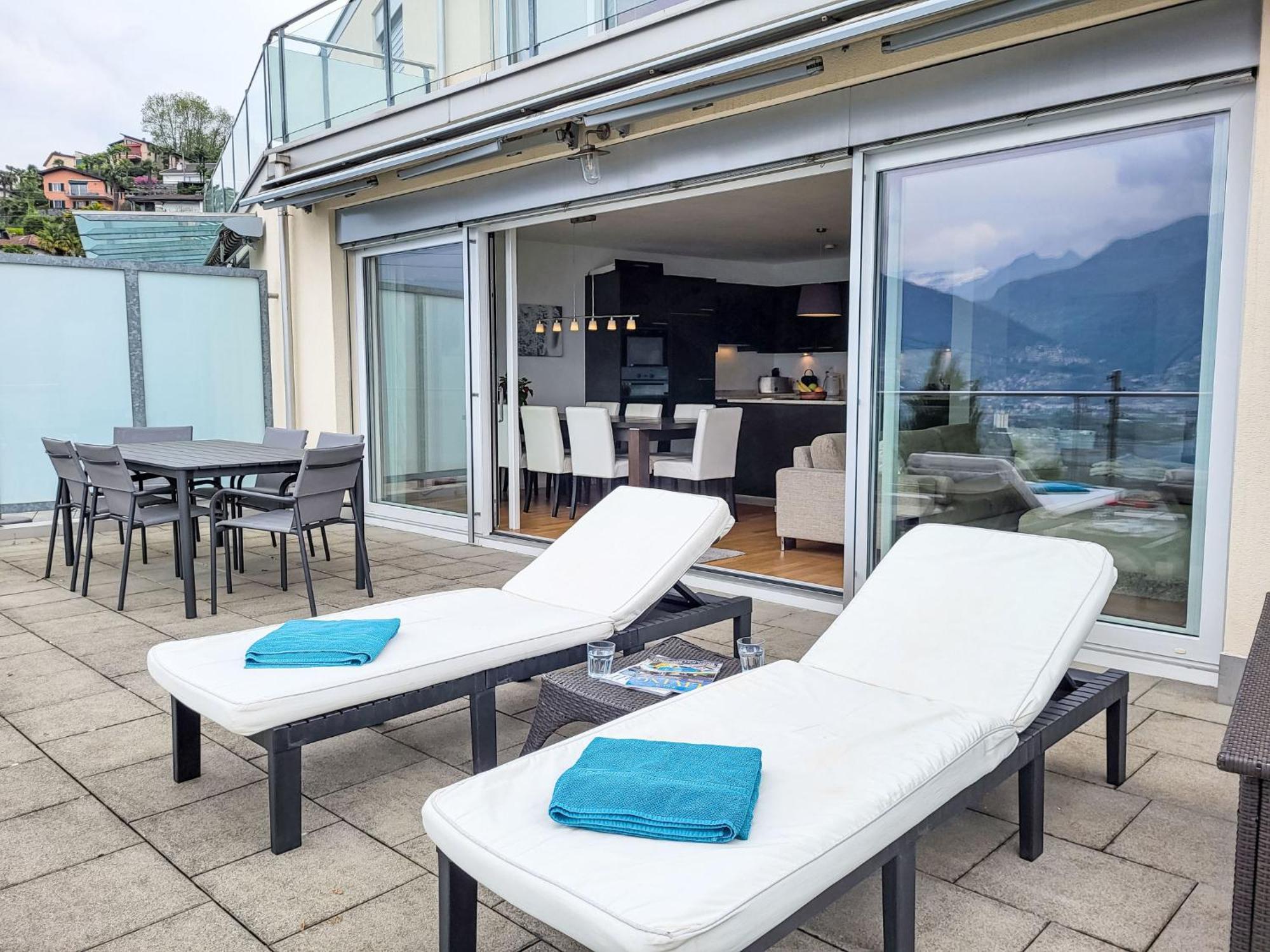 Apartment Vista Lago Maggiore 1-Floor Left By Interhome Gambarogno Exteriör bild